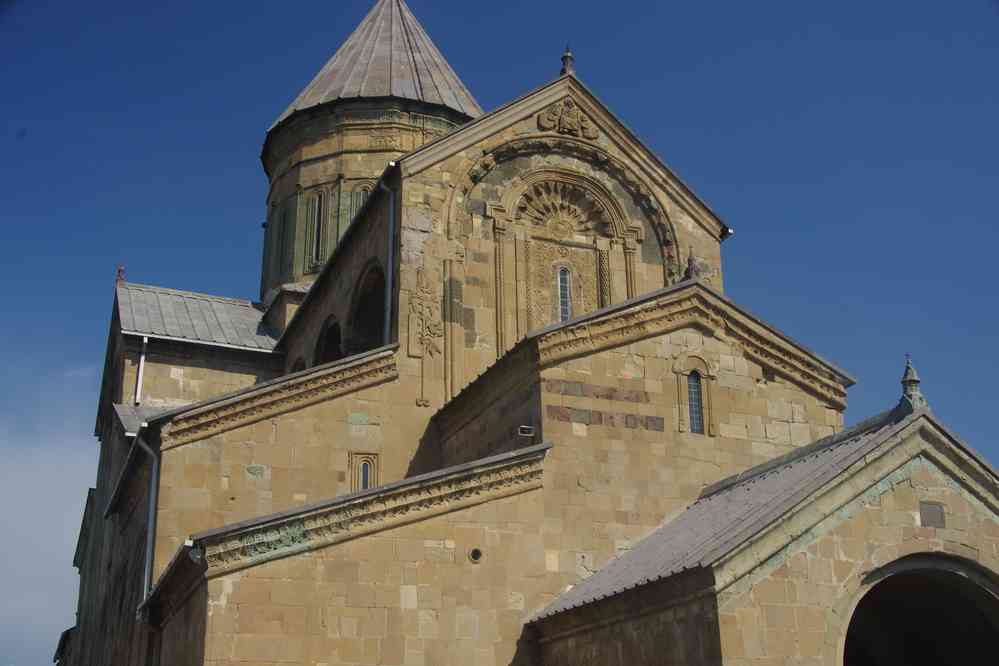 Mtskheta (მცხეთა), la cathédrale de Svétitskhovéli (სვეტიცხოვლის საკათედრო ტაძარი), le 9 août 2017