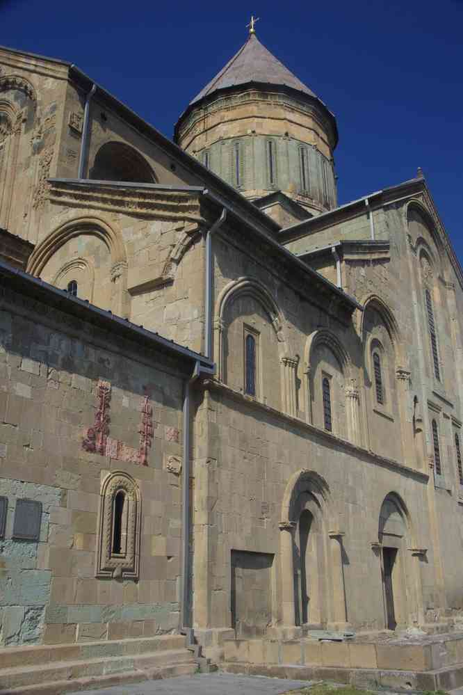Mtskheta (მცხეთა), cathédrale de Svétitskhovéli (სვეტიცხოვლის საკათედრო ტაძარი), le 9 août 2017