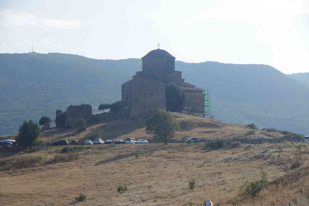 Mtskheta (მცხეთა), monastère de Djvari (ჯვრის მონასტერი, ჯვარი). Zone militaire interdite à l’époque soviétique ! (9 août 2017)