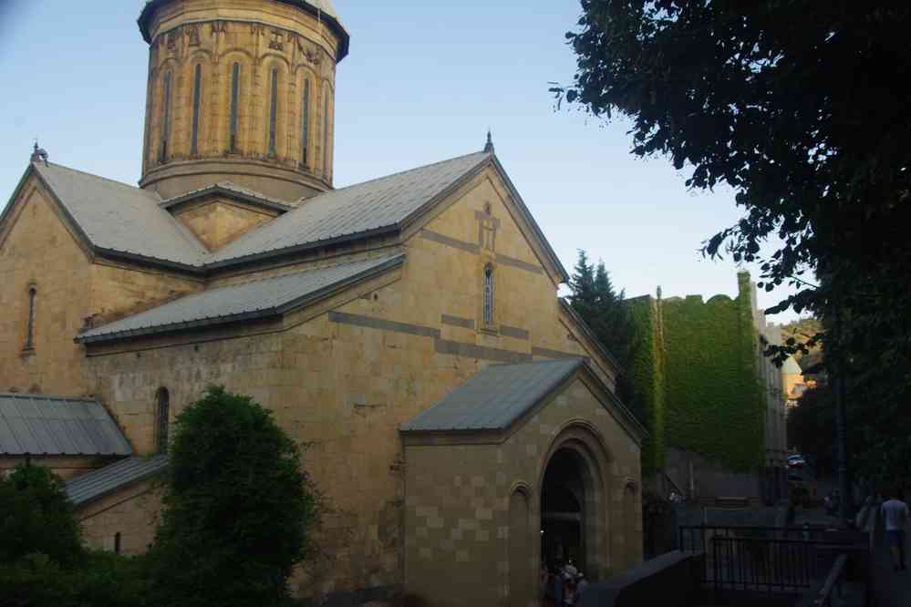 Tbilissi (თბილისი), cathédrale Sioni (სიონის საკათედრო ტაძარი), le 10 août 2017