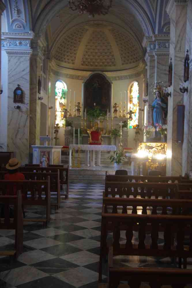 Salina, église de la Madonna del Terzito (XVIIᵉ), le 3 août 2020