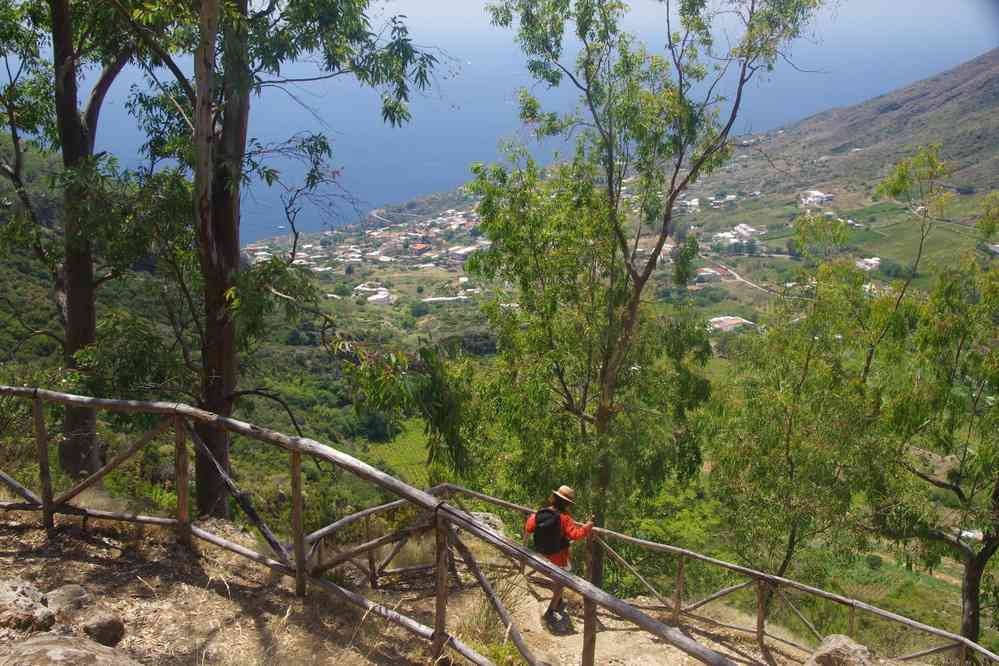 Salina, descente du mont Fossa delle Felci, le 3 août 2020