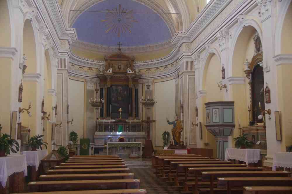 Panarea. Église San Pietro, le 5 août 2020