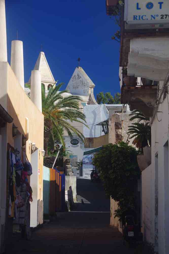 Stromboli, dernier tour dans le village, le 6 août 2020