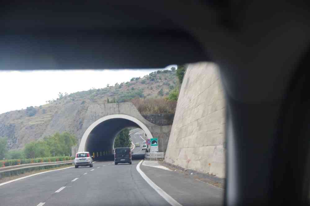 Autoroute italienne entre Messine et Catane, le 6 août 2020