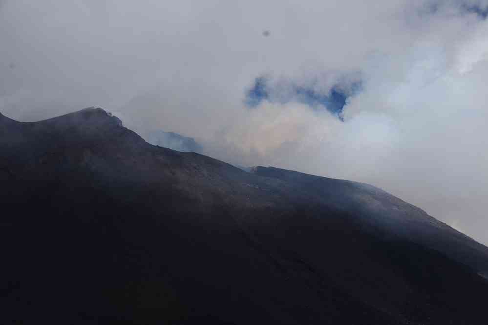 Etna : le cratère sud-est (le plus actif), le 7 août 2020