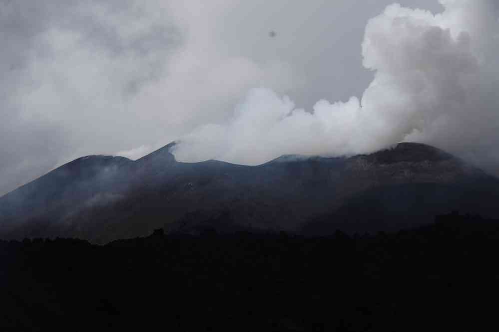 Etna : vue sur le cratère sud-est, le 7 août 2020