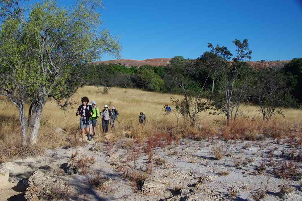 Traversée de plateau en direction du Makay, le 17 juillet 2018