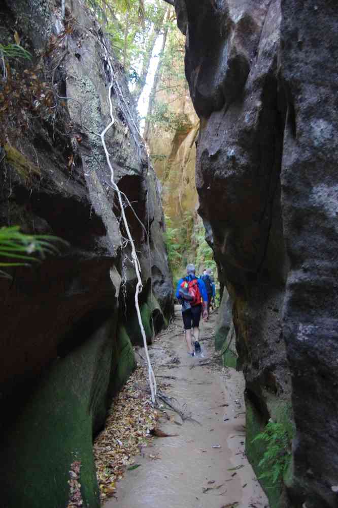 Gorge de plus en plus étroite, le 17 juillet 2018