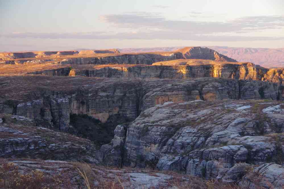 Le Makay entaillé de gorges infranchissables, le 17 juillet 2018