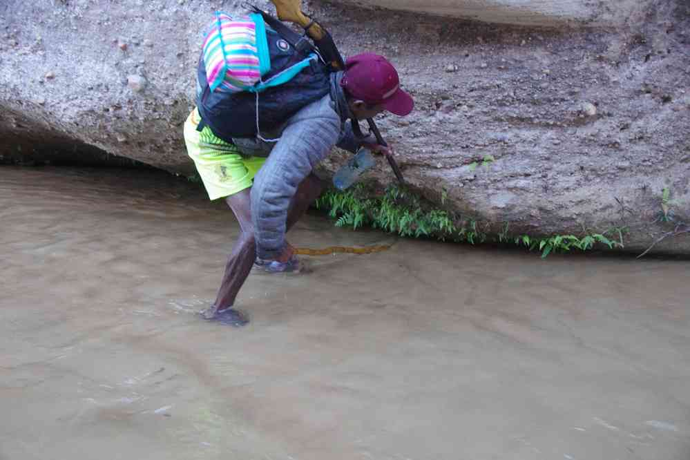 À la pêche à l’anguille, le 19 juillet 2018