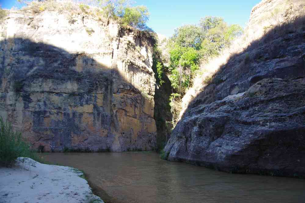 Remontée de la rivière Sakamaly, le 19 juillet 2018