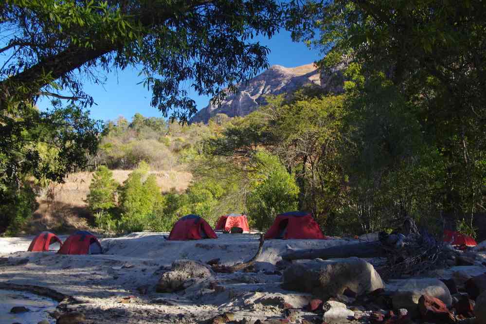 Le cinquième camp du Makay nord, le 20 juillet 2018