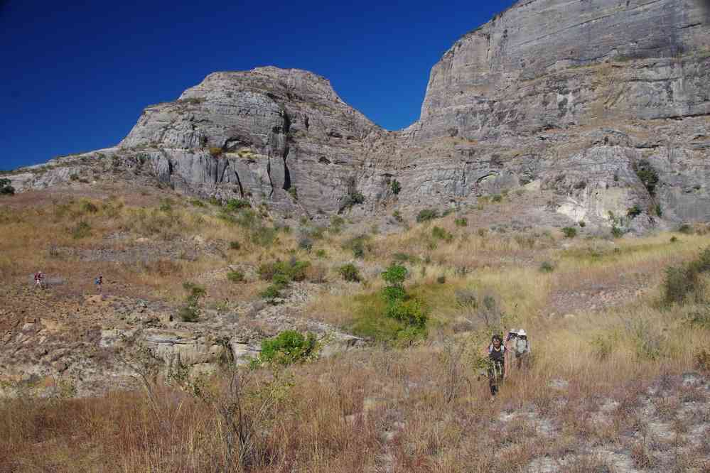 Traversée de plateau dans le Makay sud, le 23 juillet 2018