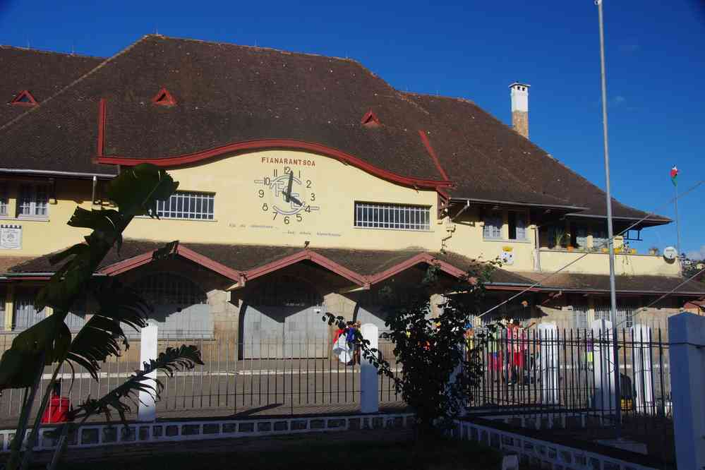 La gare de Fianarantsoa (un train par jour dont on ne connaît que l’heure du départ), le 29 juillet 2018