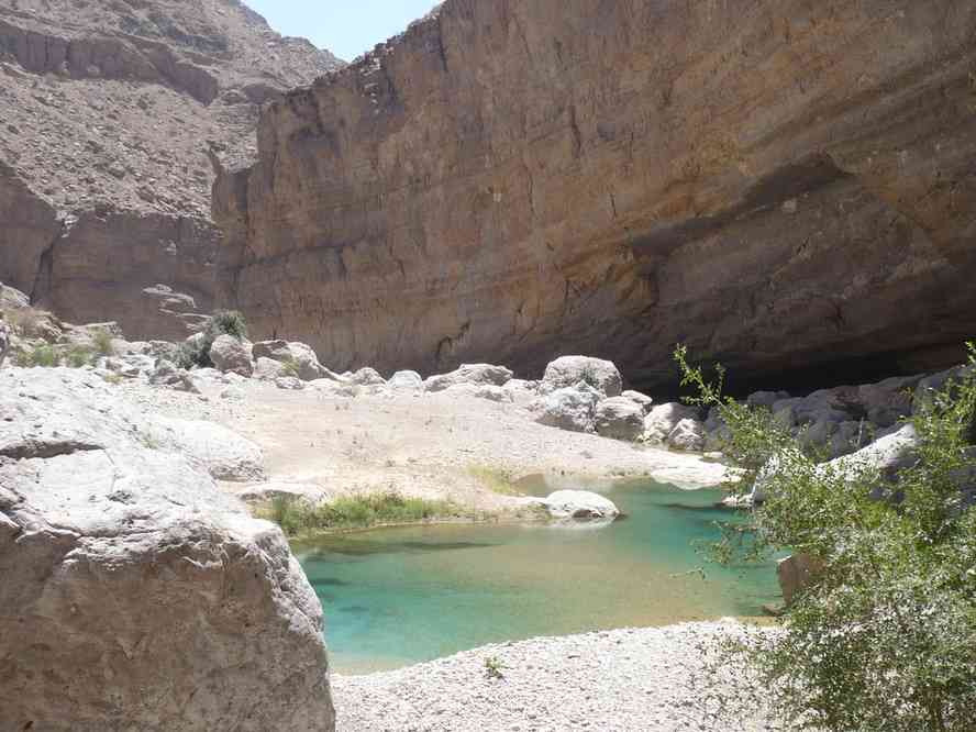 Gorges de Wadi Bani Khalid, le 30 mars 2012