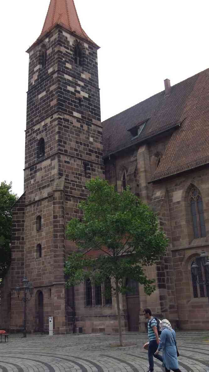 Nuremberg, église Saint-Jakob. 17 août 2019