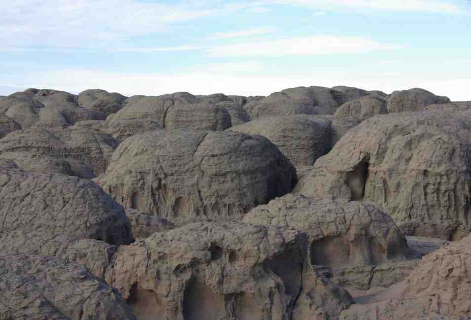 Formations de grès, sur le plateau entre El Ghessour et In Akacheker