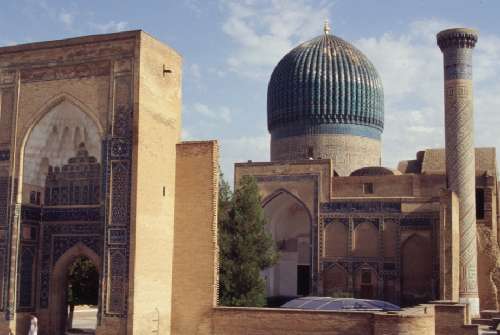 Le mausolée de Gour Emir, le 26 août 2004