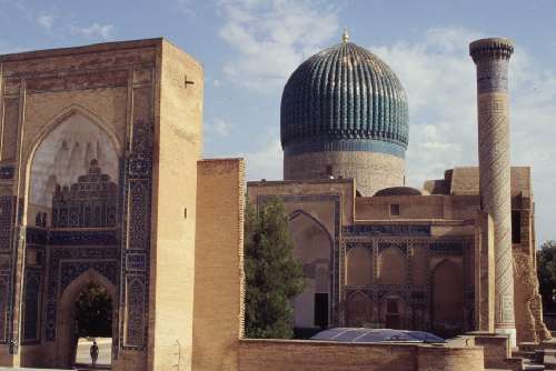 Le mausolée de Gour Emir, le 26 août 2004