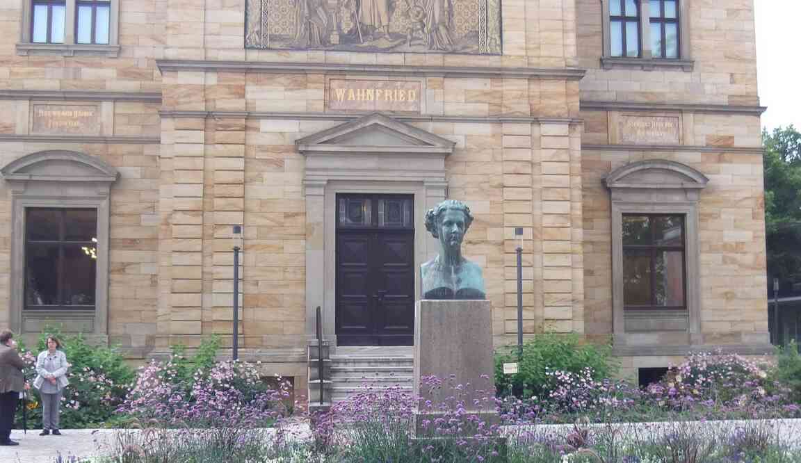 La villa Wahnfried, ancienne propriété de Richard Wagner, aujourd’hui musée. 15 août 2019