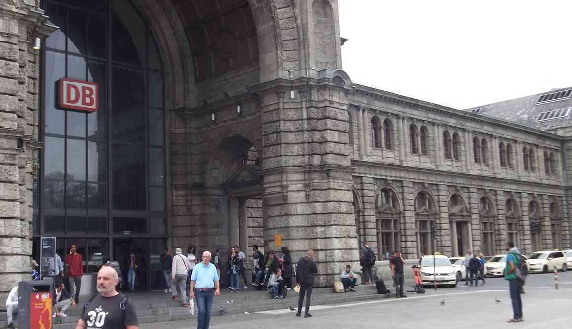 Nuremberg, gare centrale (Hauptbahnhof). 17 août 2019