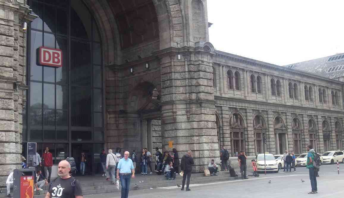 Nuremberg, gare centrale (Hauptbahnhof). 17 août 2019