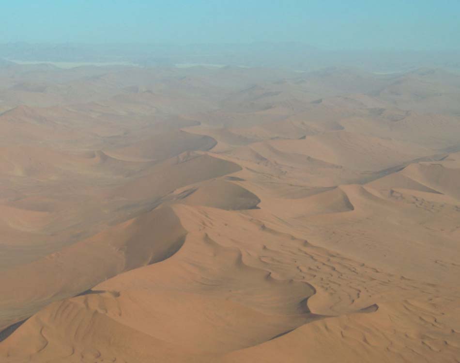 Survol des dunes de Sossusvlei, le 30 décembre 2006