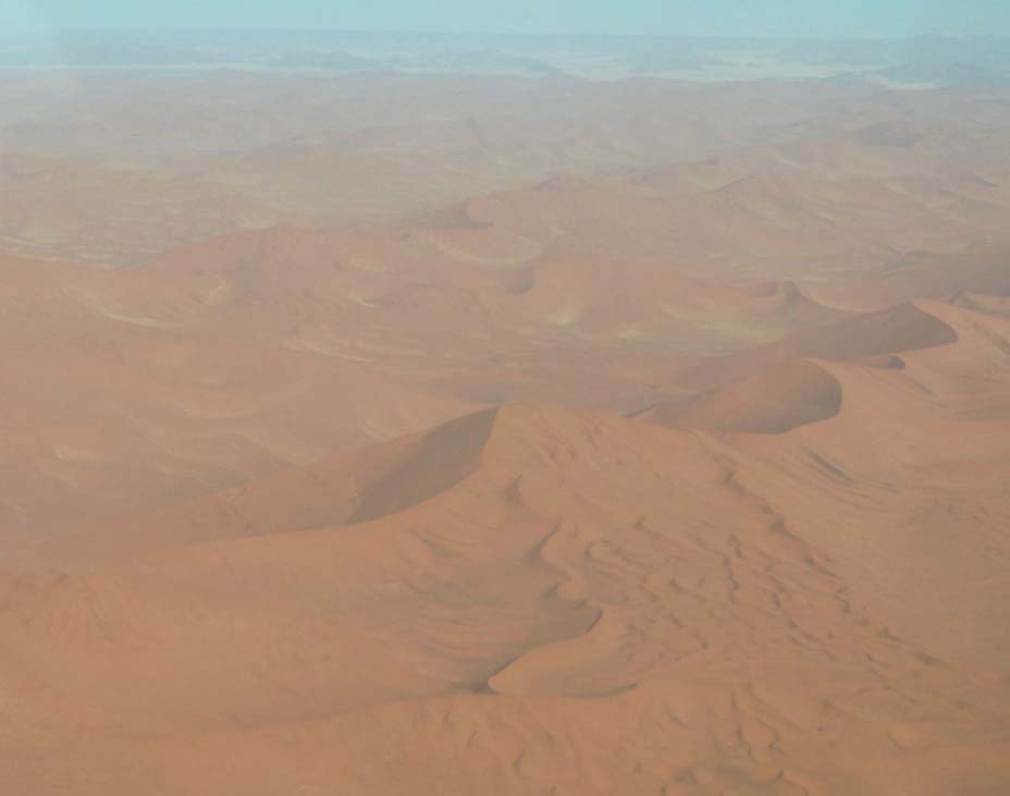 Survol des dunes de Sossusvlei, le 30 décembre 2006