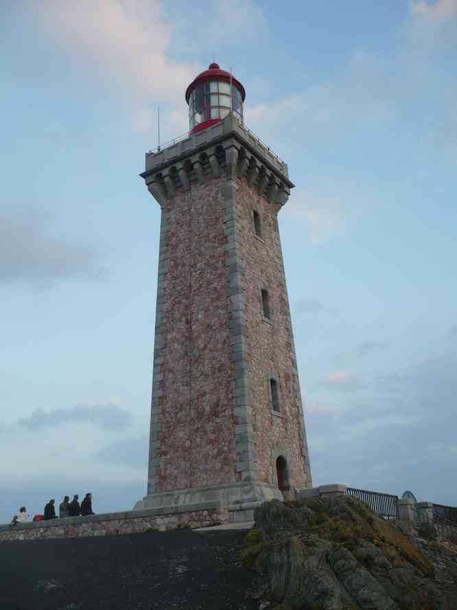 Le phare du cap Béar. Le lundi 31 octobre 2011
