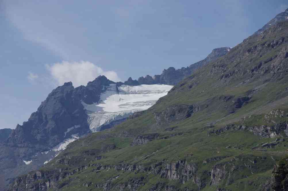 Le glacier de la Tsessette (contrefort du Grand Combin). Le mercredi 11 août 2010