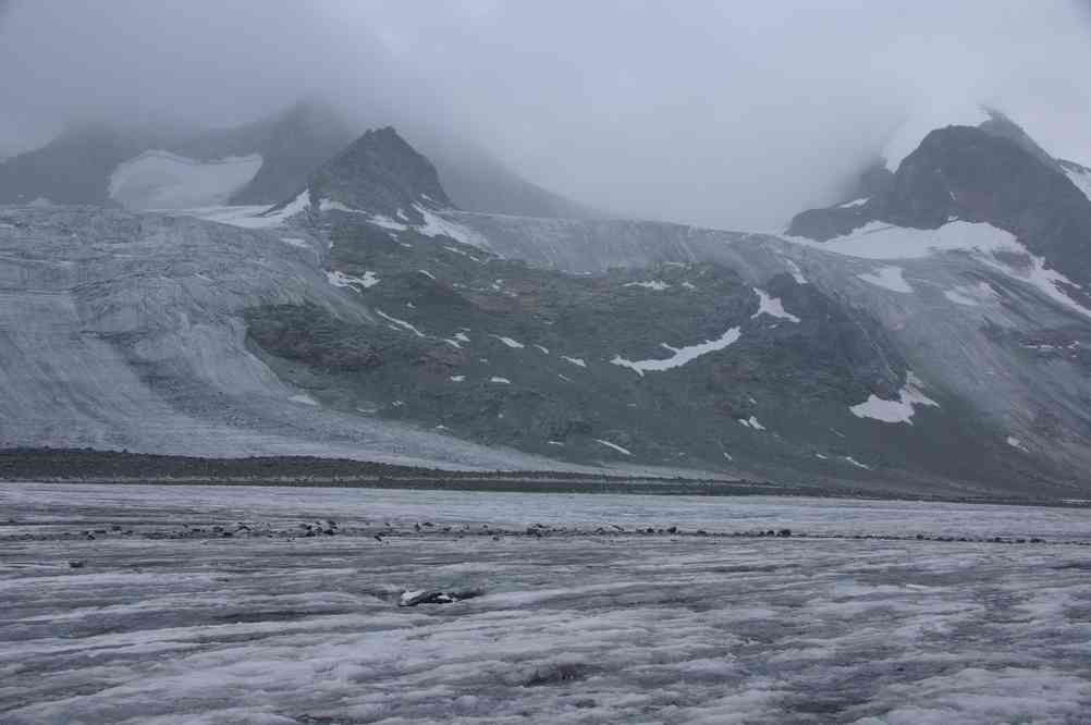 Sur le glacier d’Otemma. Le jeudi 12 août 2010
