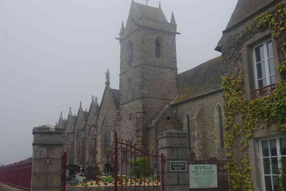Église de Biville (en partie du XIIIᵉ siècle). Le jeudi 30 mai 2019