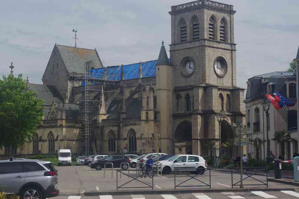 La basilique Sainte-Trinité de Cherbourg (XVᵉ s.). Le dimanche 2 juin 2019