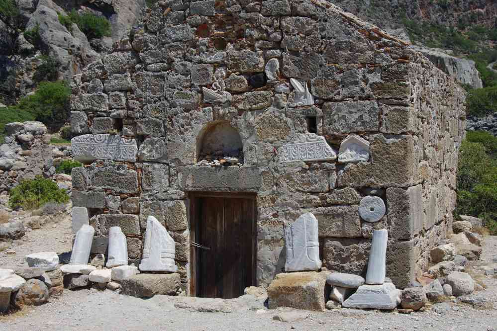Lissos (Λισσός), la chapelle d’Agios Kirikos (Αγ. Κήρυκος).