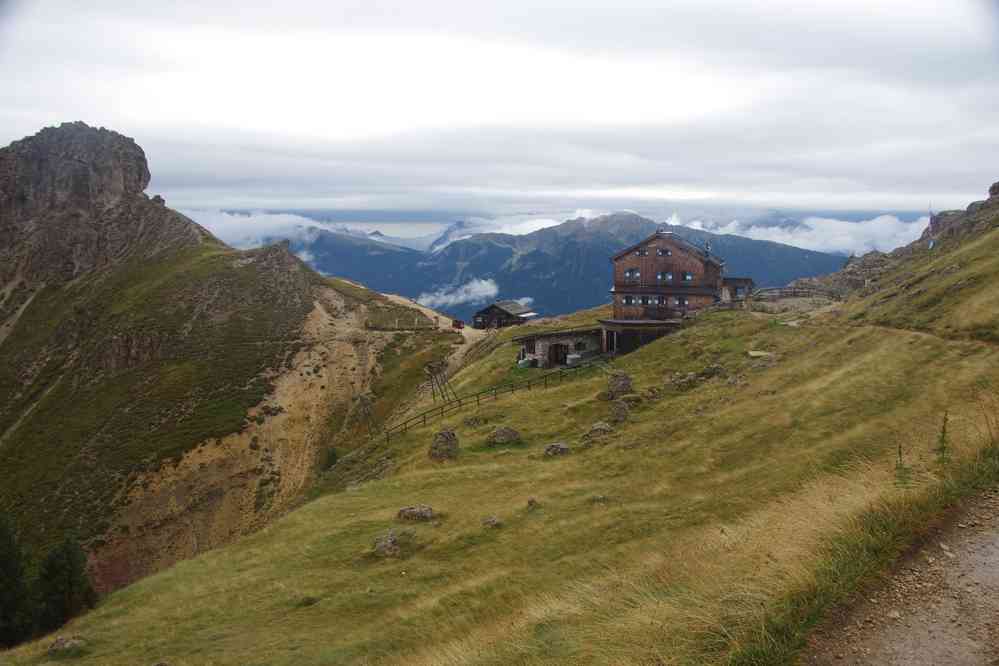 Refuge de Rotwand du club alpin italien.