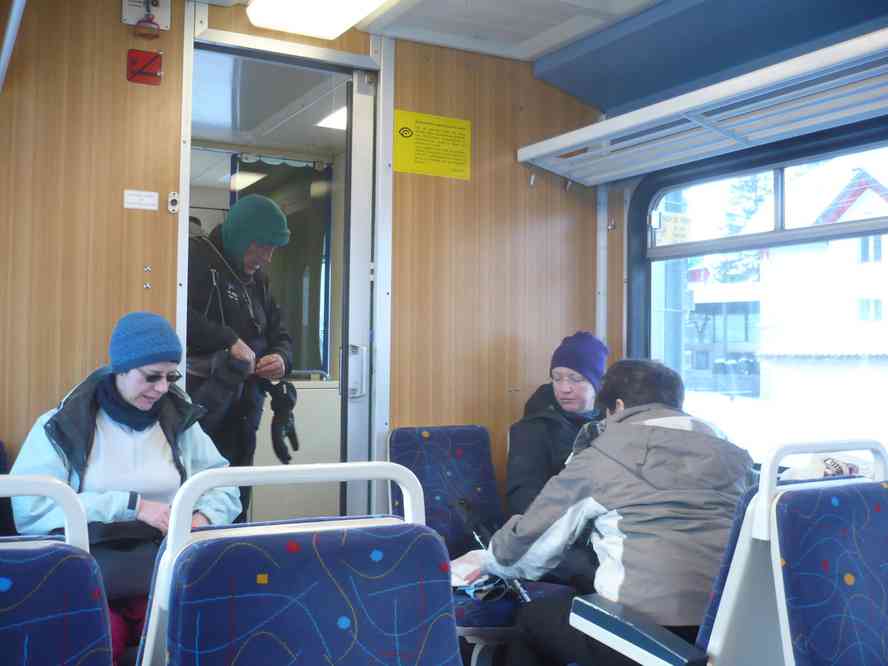 Chacun y est allé de sa petite photo dans le train... Le jeudi 30 décembre 2010