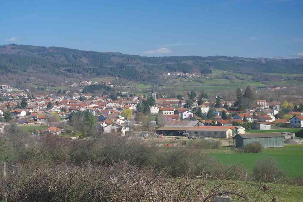 Le village de Bas-en-Basset. Le samedi 26 mars 2016