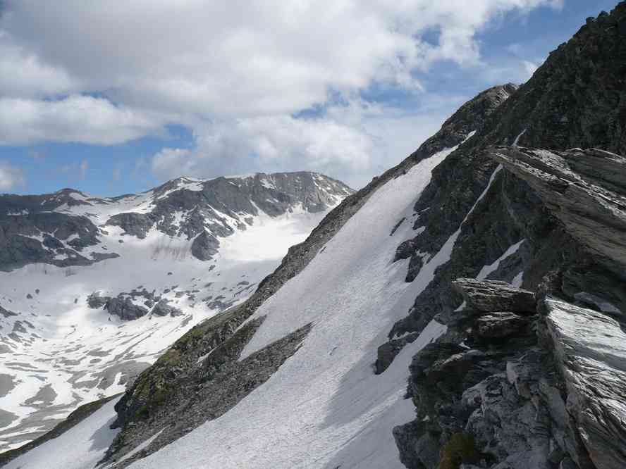 Franchissement du pas de la Coche (2968 m). Le samedi 11 juillet 2009