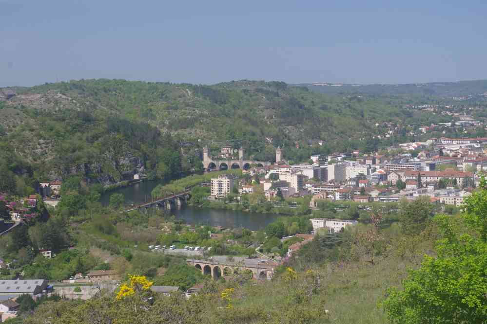 Cahors, vue sur le pont Valentré