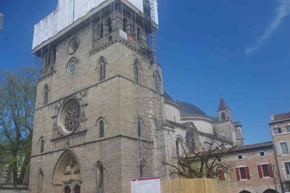 Cahors, cathédrale Saint-Étienne. Le lundi 17 avril 2017