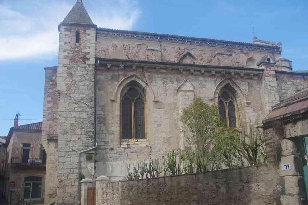 Cahors, l’église Saint-Urcisse dans un piteux état. Le lundi 17 avril 2017