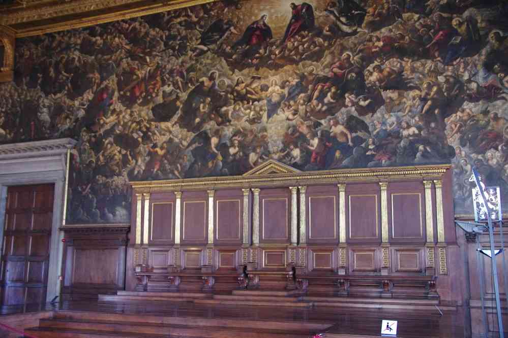 Salle du Grand Conseil (palais des Doges). Le samedi 29 août 2015