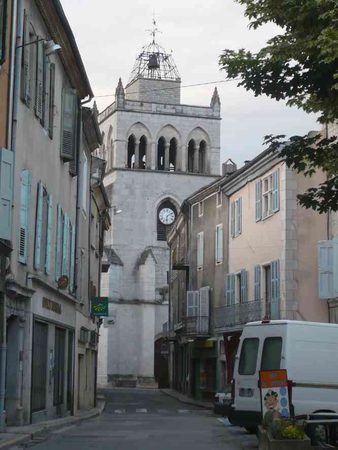 Die, le clocher de la cathédrale. Le jeudi 2 juin 2011
