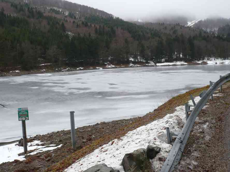 Le lac de la Lauch. Le vendredi 1ᵉʳ janvier 2010