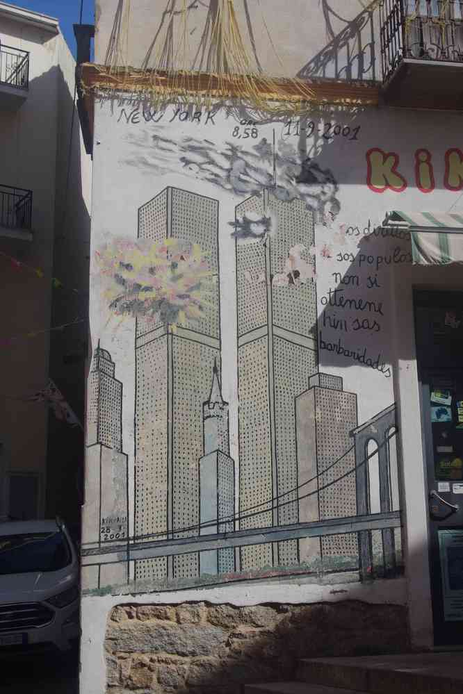 Peintures murales à Orgosolo, le 9 septembre 2022